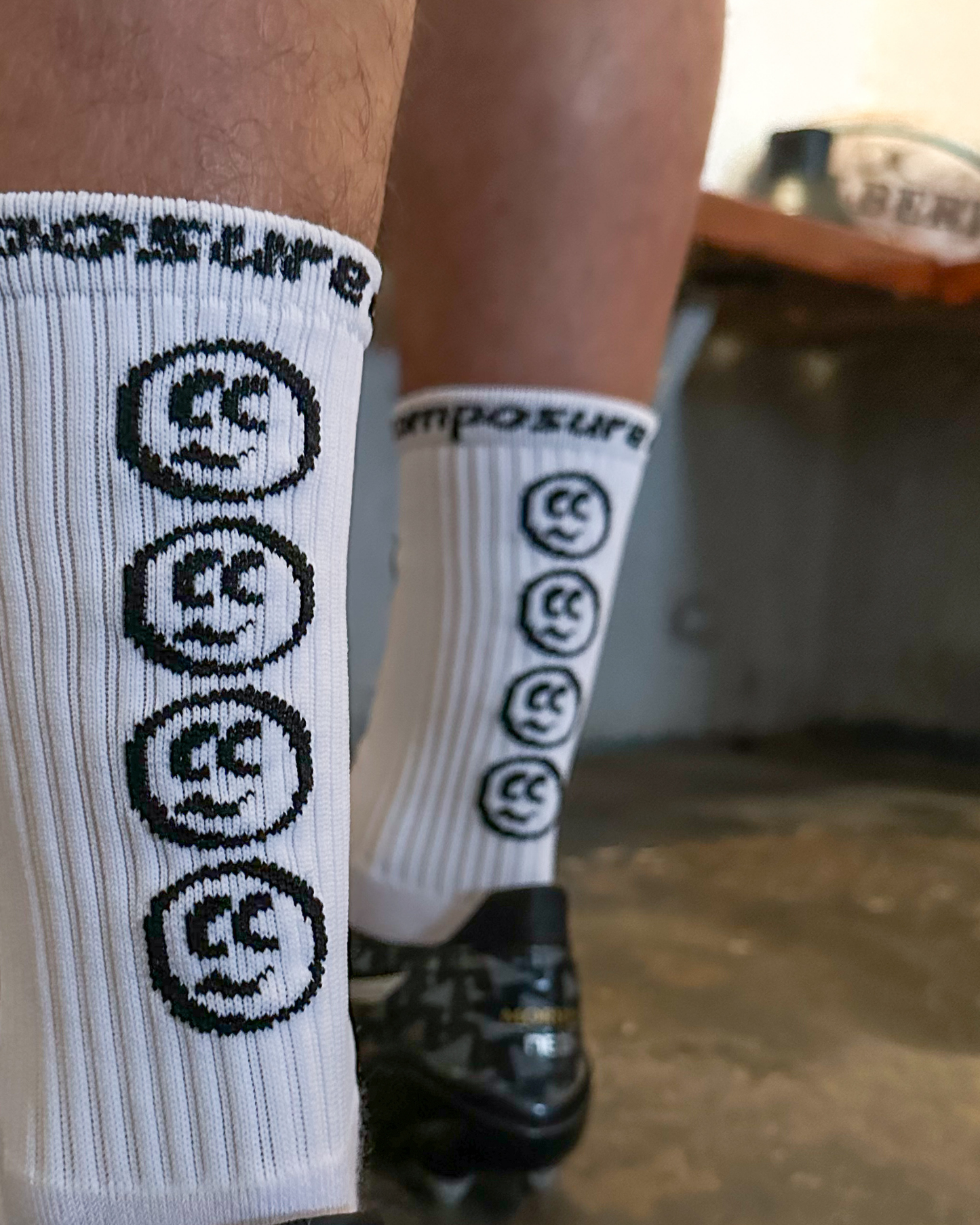 CC RFC smiley grip socks
