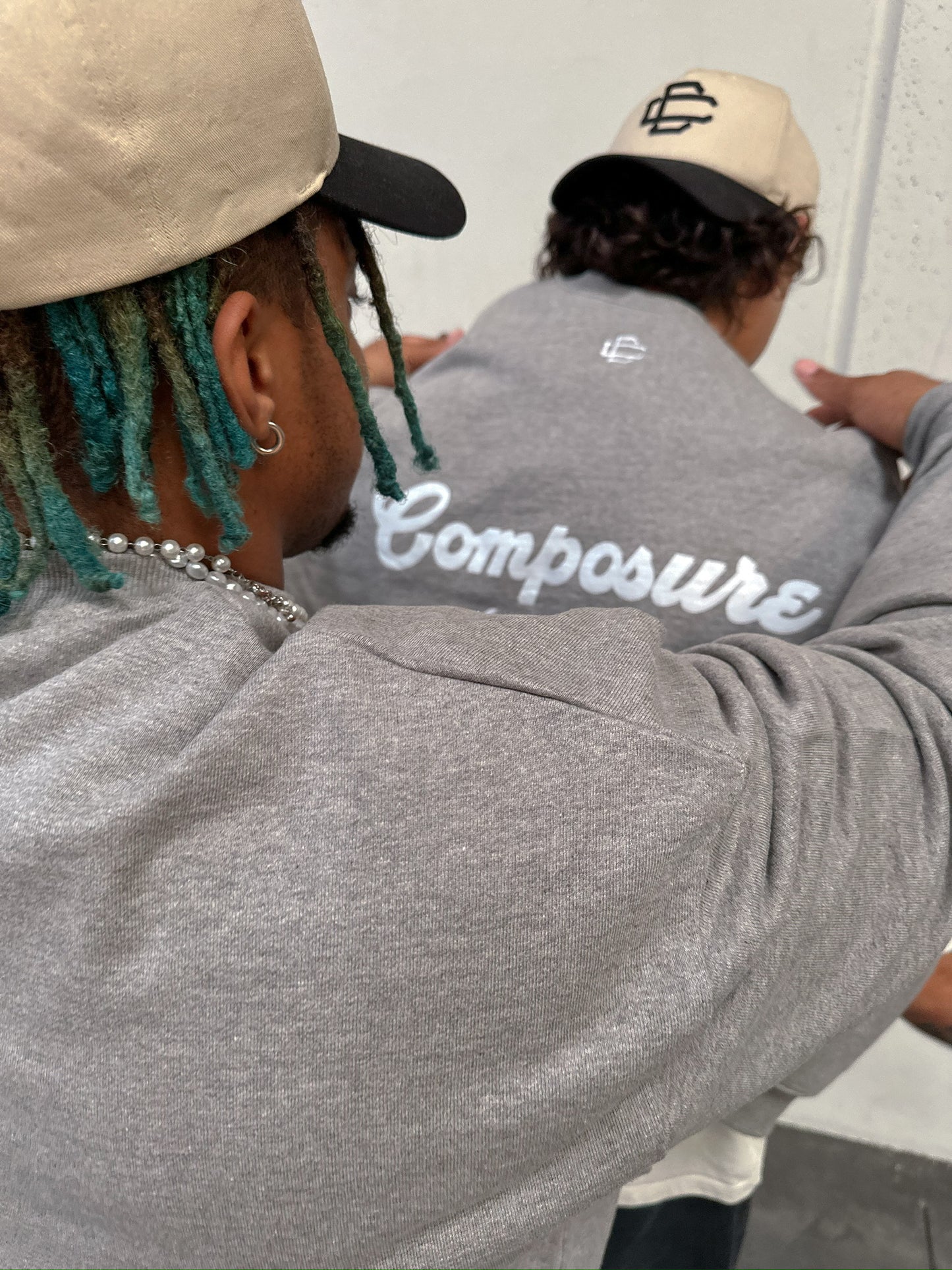 athletics club grey sweatshirt