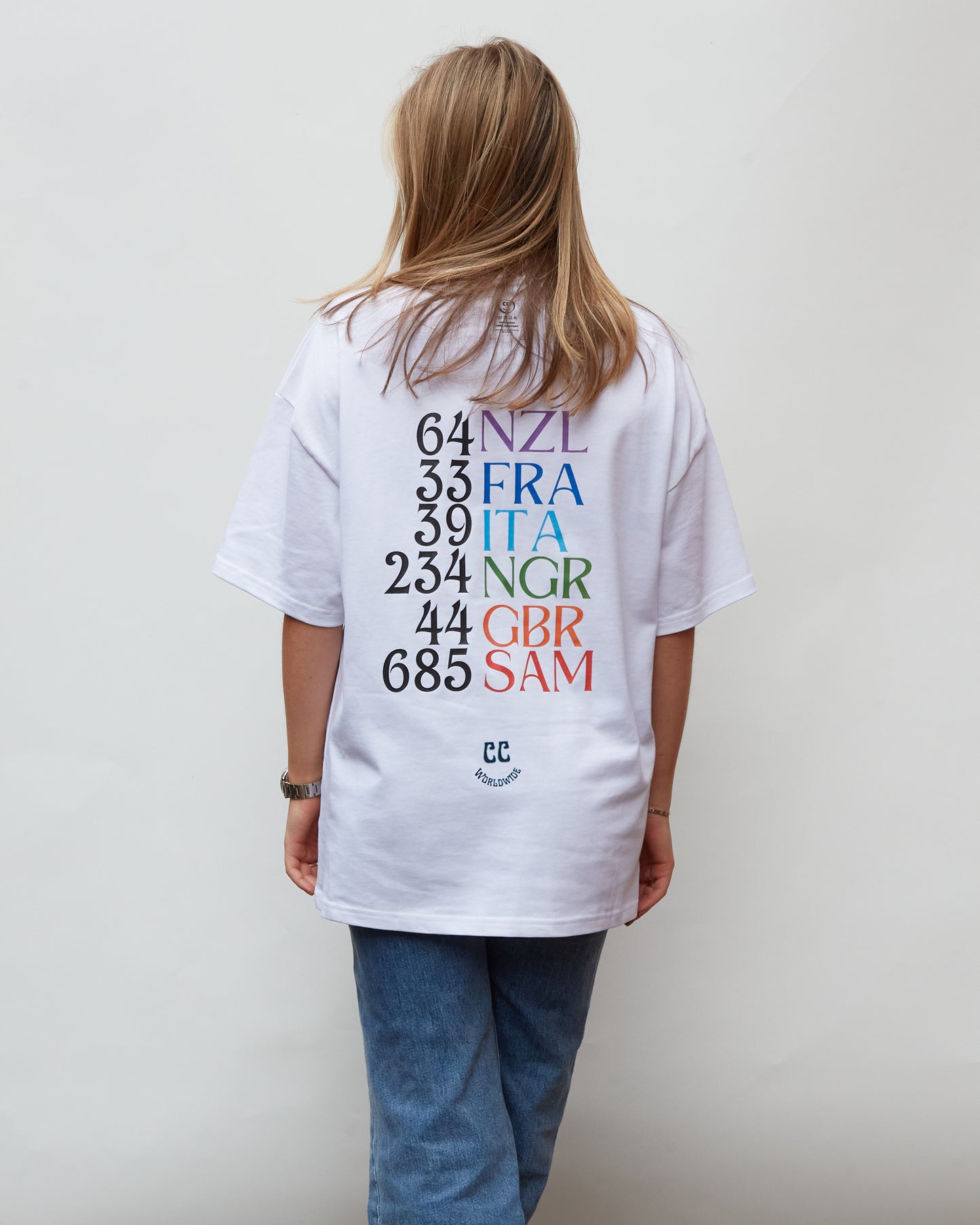 maglietta bianca anniversario 2