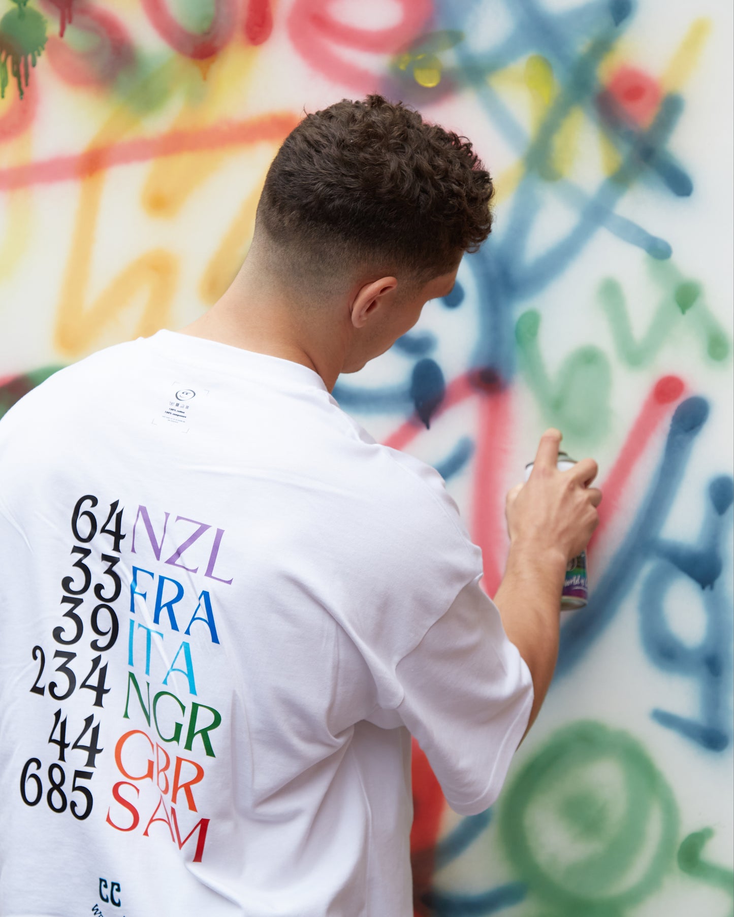 maglietta bianca anniversario 2