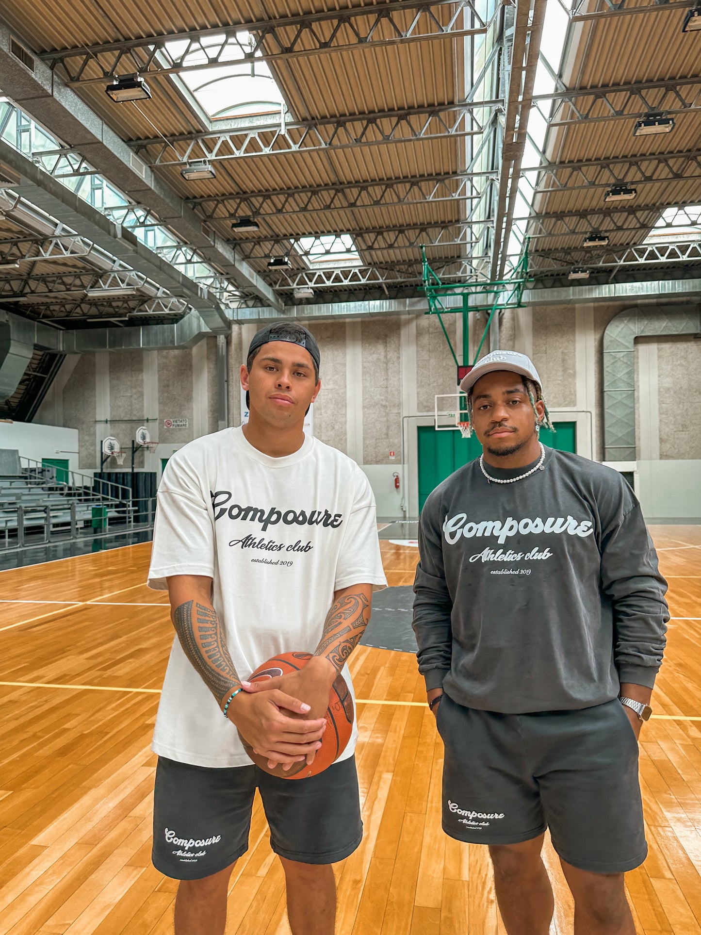athletics club vintage black LS tee