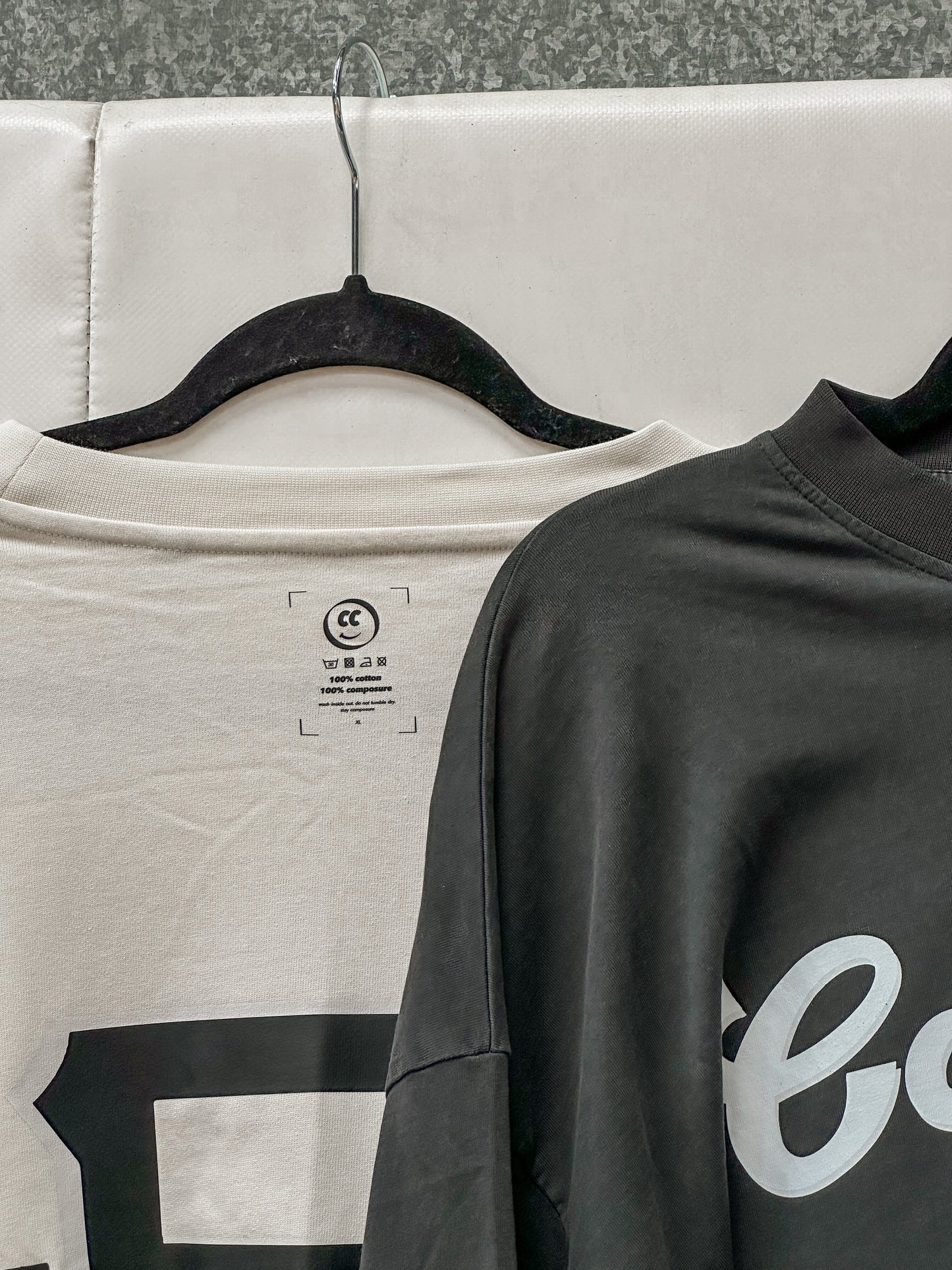 athletics club white tee