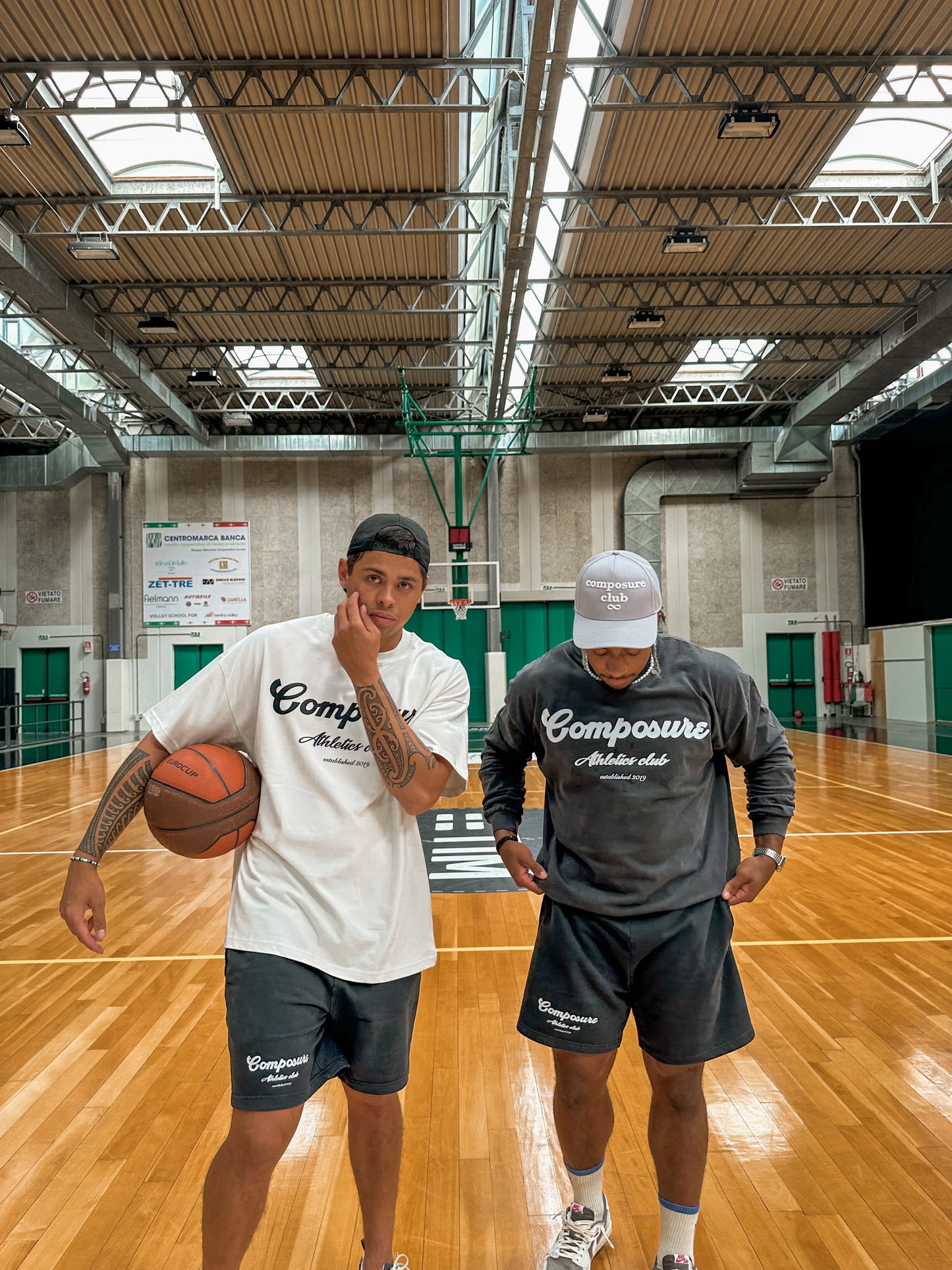 athletics club vintage black shorts