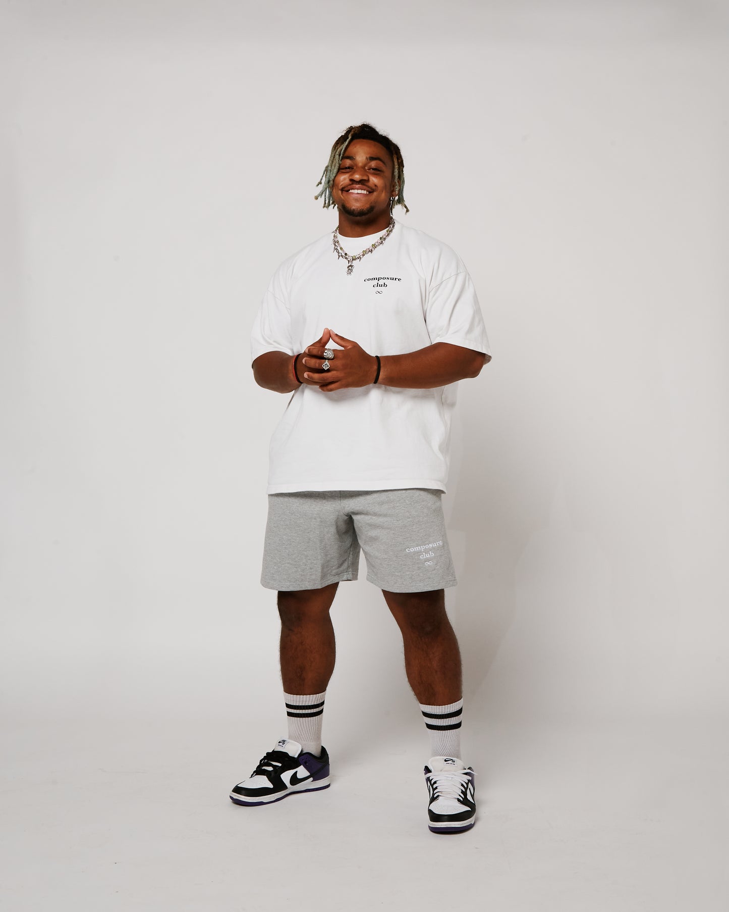 Pantaloncini grigi Infinity CZN