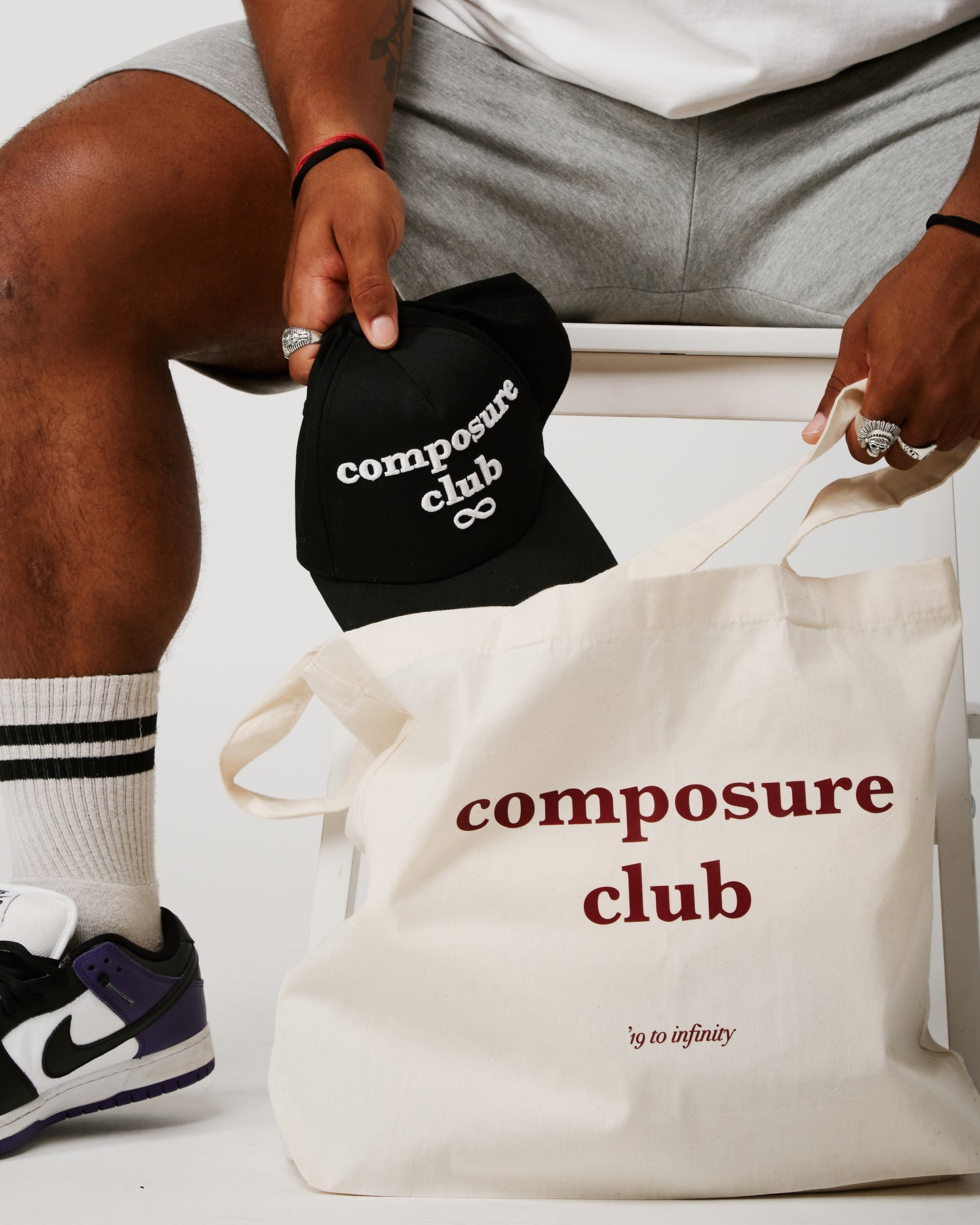 CZN infinito - cappuccio nero