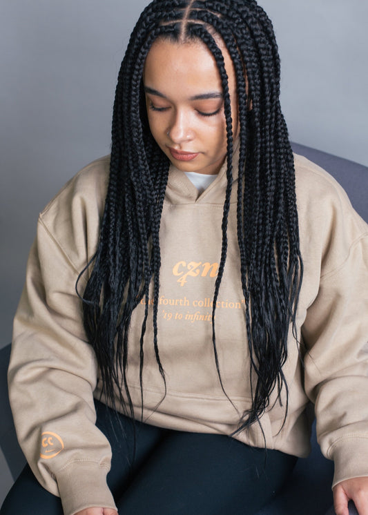 Felpa con cappuccio CZN 4 - tè freddo alla pesca