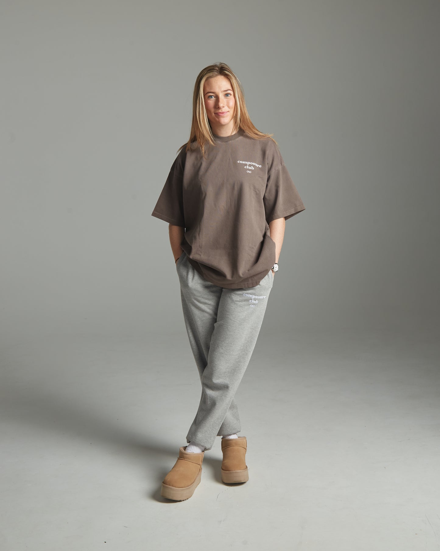 CZN infinito - maglietta marrone