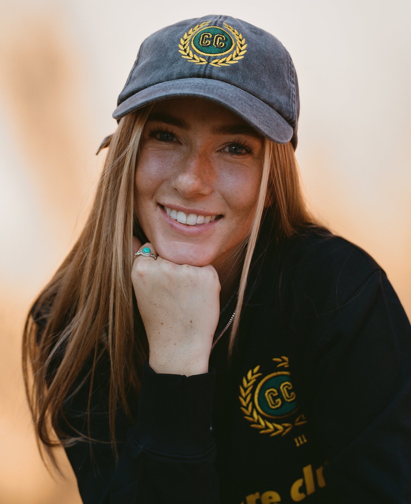 Cappellino per papà della collezione varsity - antracite