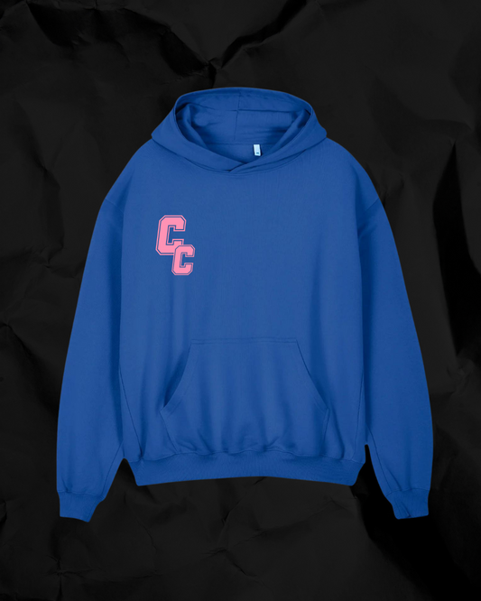 collective of composed individuals - cobalt bubblegum hoodie